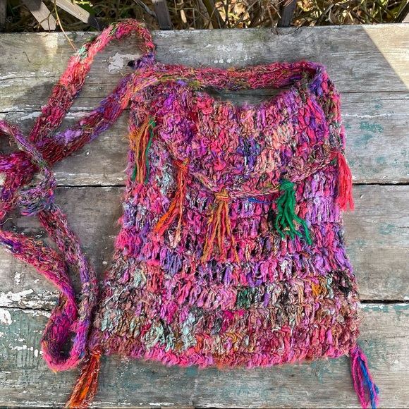 Kathmandu Bags Kathmandu Recycled Silk Festival Crossbody Bag Poshmark